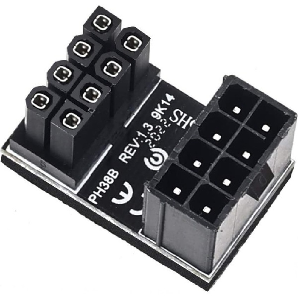 JEYI ATX 8pin (Erkek) To 8pin (Dişi) N Tipi Ekran/Grafik Kartları Için 180 Derece Açı Dönüştürücü Adaptör Güç Kablosu Fiyatı