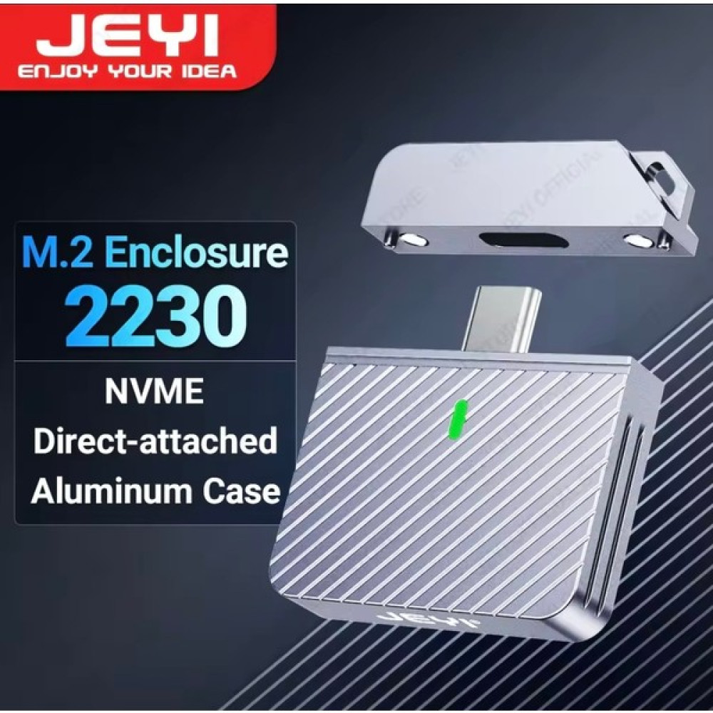 JEYI Zebra 2230 M.2 Nvme SSD Kutusu Type-C 3.2 10Gbps Süper Hızlı Manyetik Mıknatıs Son Nesil Teknoloji - Gri Oto Boyaları Fiyatı