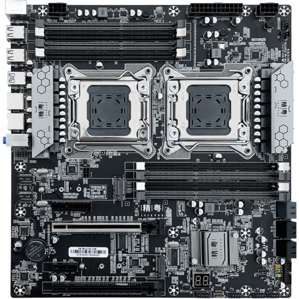 Jginyue X79 D8 Ddr3 1866 MHZ(512GB) Çift M.2 Sata 3.0 USB 3.0 Çift Işlemci Destekli 2011 Soket E-Atx Anakart Anakart Fiyatı