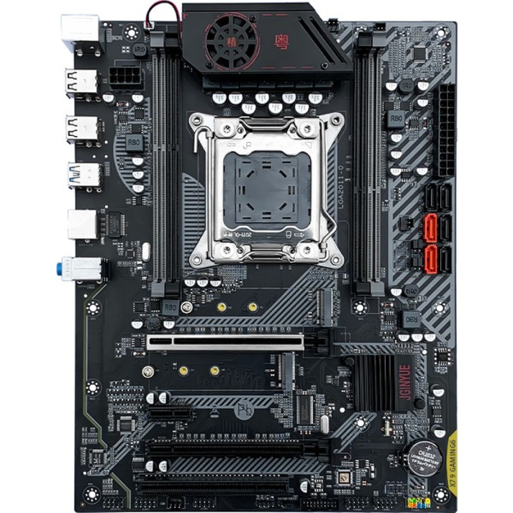 Jginyue X79 Gaming6 Ddr3 1866 MHZ(128GB) Sata 3.0 USB 3.0 Çift M.2 2011 Soket Atx Anakart Anakart Fiyatı