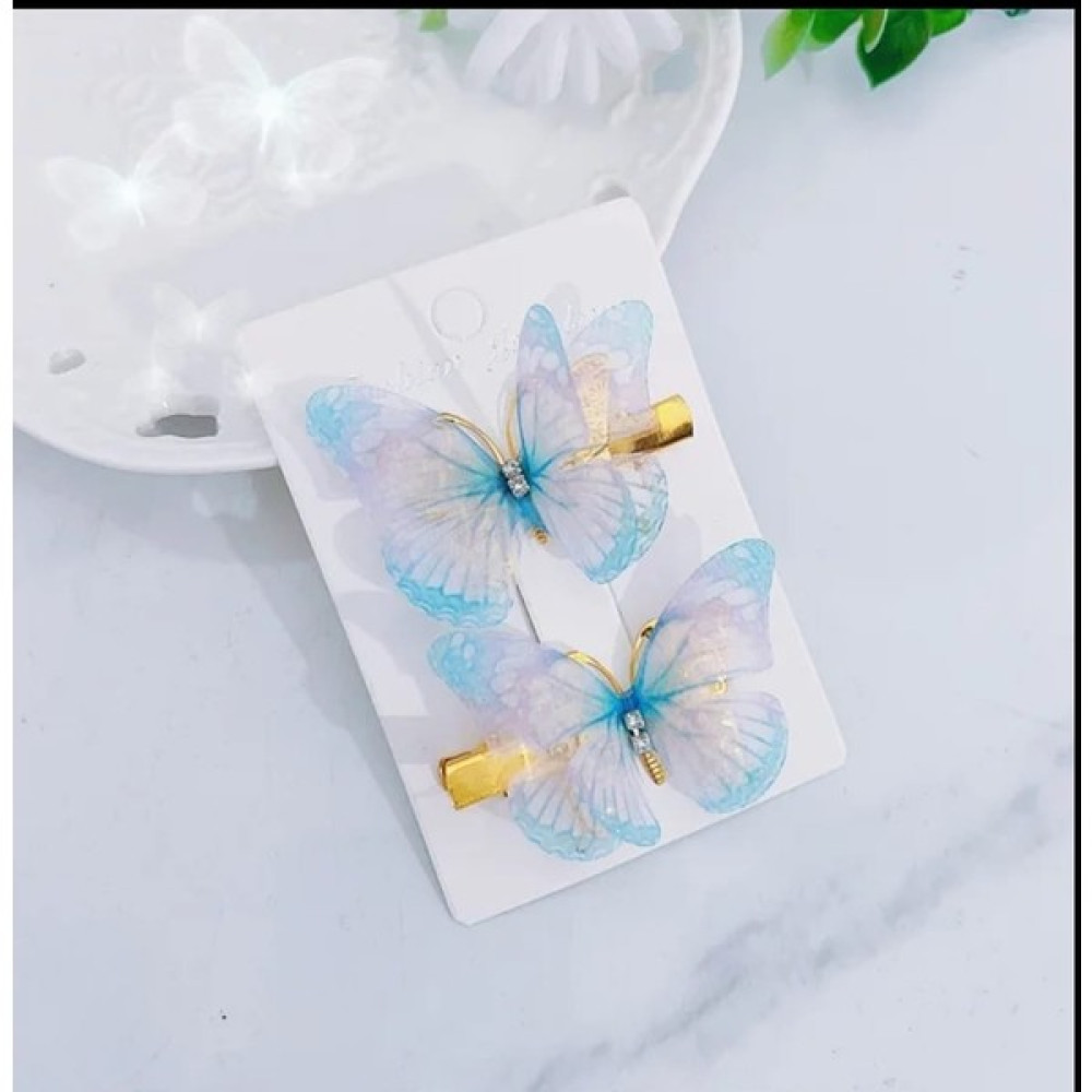 JHT Shop 2 Adet Tül Kelebek Pens Saç Toka Saç Aksesuar Toka, Taç & Saç Bandı Fiyatı