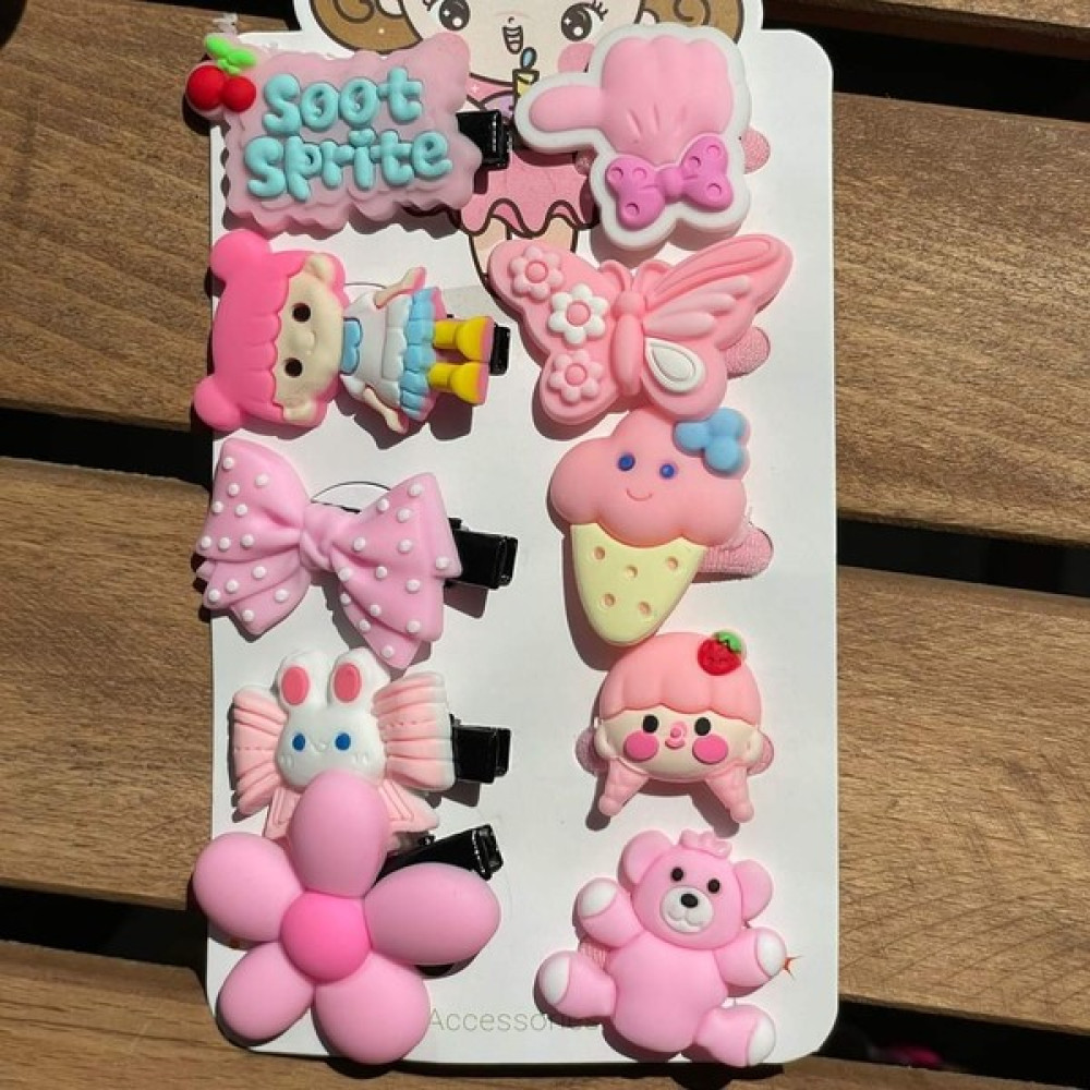 JHT Shop Karışık Trend Lastikli Pens Toka 10 Adet Toka, Taç & Saç Bandı Fiyatı