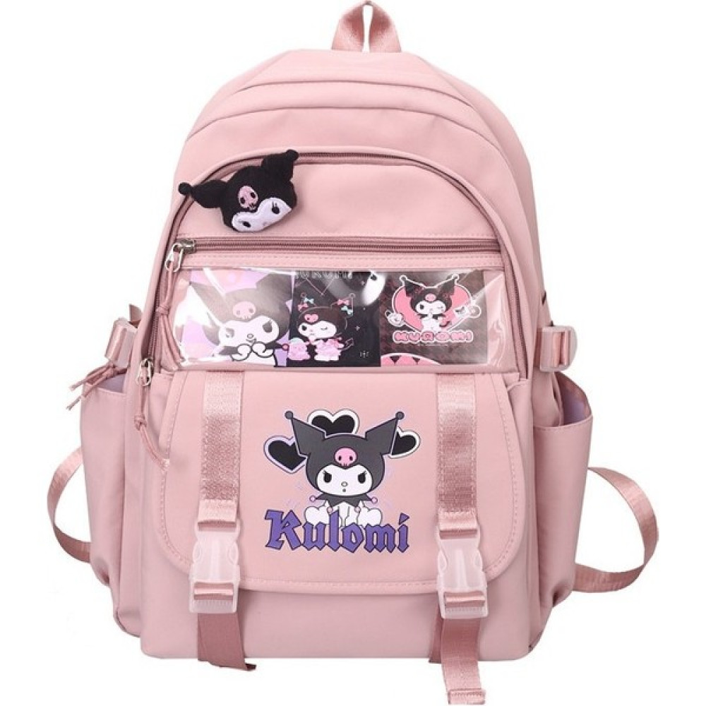 Jiajieyao-HB Dimity 6d Baskılı Kuromi Okul Çantası Ilkokul Sırt Çantası (Yurt Dışından) - Açık Pembe Okul Çantası Fiyatı