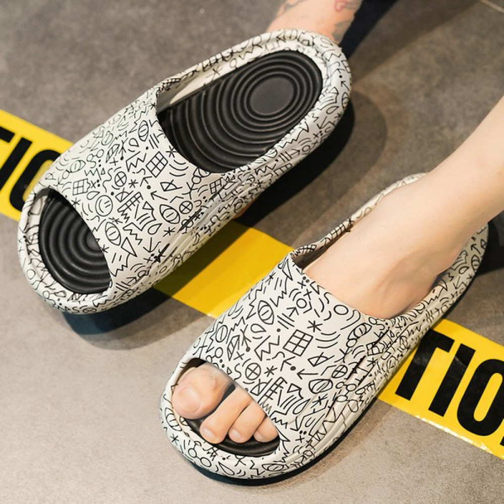 Jiangmeng Yazlık Slip-On Erkek Yeni Dış Giyim Kalın Tabanlı Bok Hissi Veren Kaymaz Ev Oracle Eva Sandalet ve Terlikler (Yurt Dışından) Erkek Terlikleri ve Sandaletleri Fiyatı