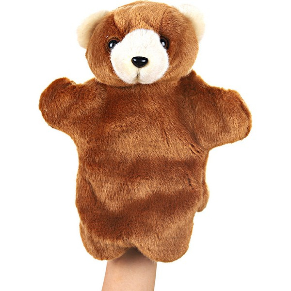 Jıayı 25CM Boz Ayı Kutup Ayısı Hayvan Peluş El Kuklası (Yurt Dışından) - Kahverengi Peluş Oyuncaklar Fiyatı