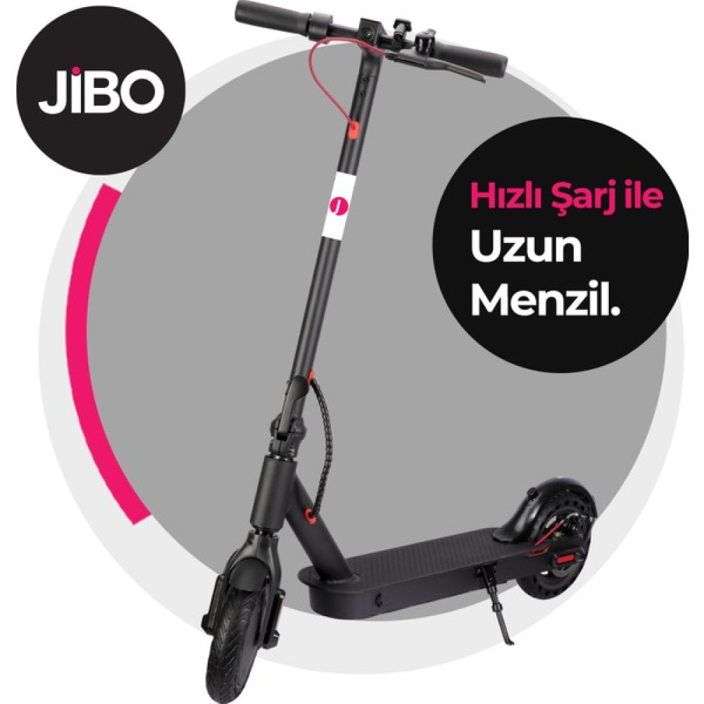 Jıbo JB-501B Katlanabilir Elektrikli Scooter 8.5" 350W Siyah Scooter Fiyatı