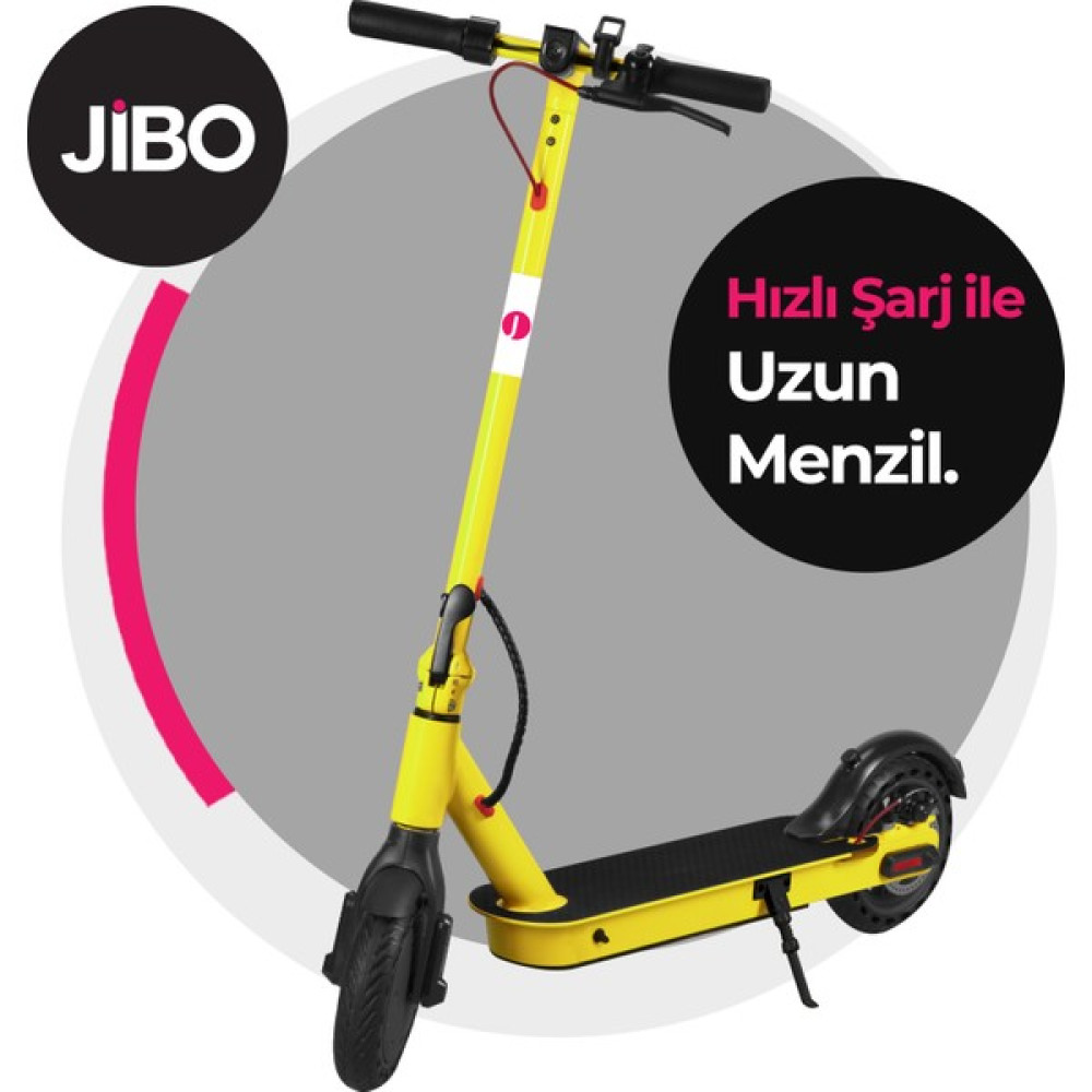 Jibo JB-501Y Sarı Katlanabilir Farlı Elektrikli Scooter Scooter Fiyatı