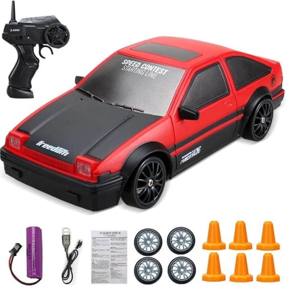 Jiedesheng 2.4g Drift Rc Araba 4WD Rc Drift Araba Oyuncak Uzaktan Kumanda Gtr Modeli AE86 Araç Araba Rc Araba Yarışı Oyuncak Çocuklar Için Noel Hed... Diğer Fiyatı