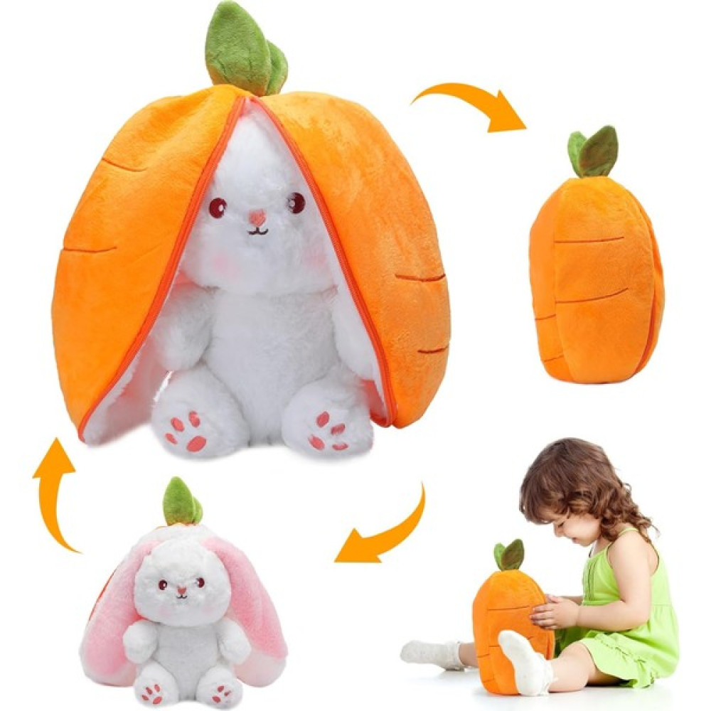 Jiedesheng Tavşan Doldurulmuş Hayvanlar 7 Inç Geri Dönüşümlü Çilek Havuç Tavşan Peluş Yastık Oyuncak Sarılma Tavşan Fermuarlı Yastık Sevimli Peluş Bebek Çocuk Erkek Kız (Havuç Tavşan (Yurt Dışından) - Renkli Oto Boyaları Fiyatı