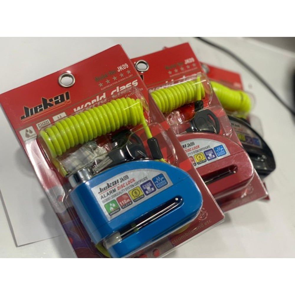 Jiekai 110 Db Mavi Alarmlı Disk Kilidi Motorsiklet Kilidi & Alarmı Fiyatı