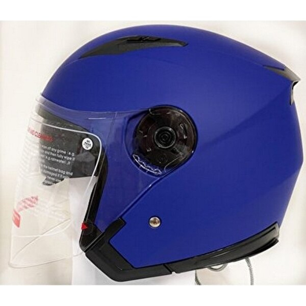 Jiekai Jeıkaı Jk-21 Yarım Güneş Gözlüklü Karbon Yazlık Mat Mavi Kask - L Motorsiklet Kaskları Fiyatı