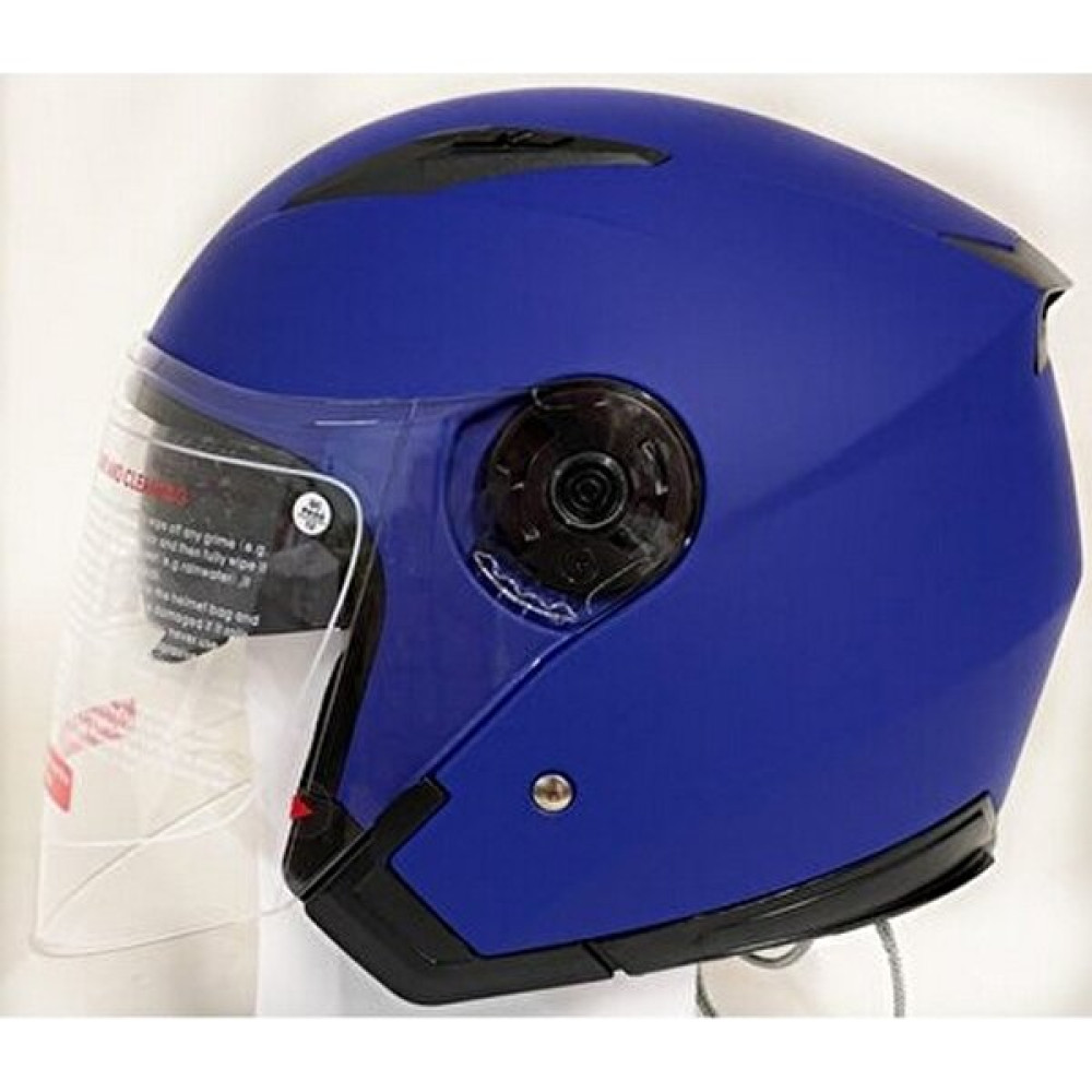 Jiekai Jeıkaı Jk-21 Yarım Güneş Gözlüklü Karbon Yazlık Mat Mavi Kask - M Motorsiklet Kaskları Fiyatı