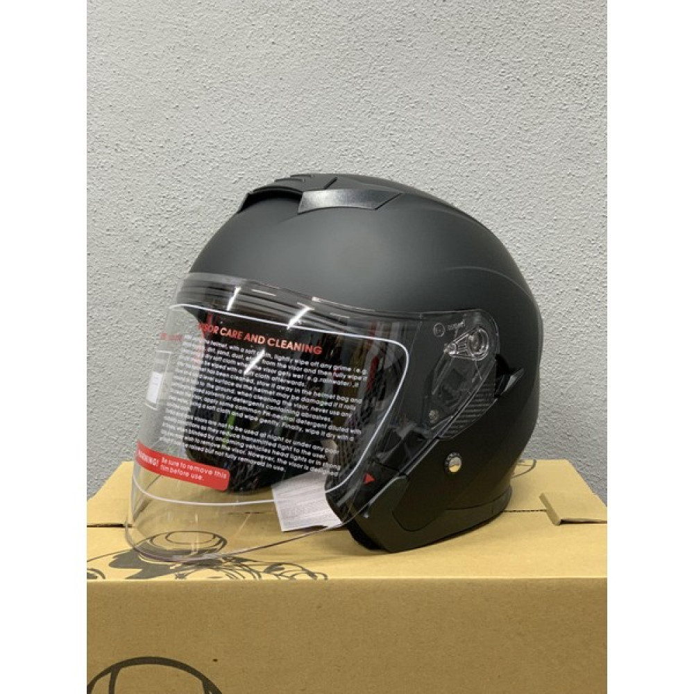 Jiekai JK-526 Yarım Güneş Gözlüklü Kask - XL Motorsiklet Kaskları Fiyatı