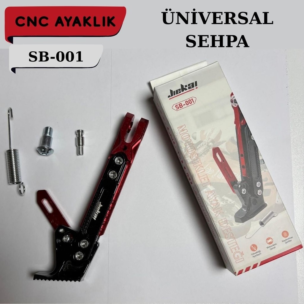 Jiekai SB-001 Üniversal Cnc Yan Sehpa Ayaklık - Kırmızı Yan Sehpa Fiyatı