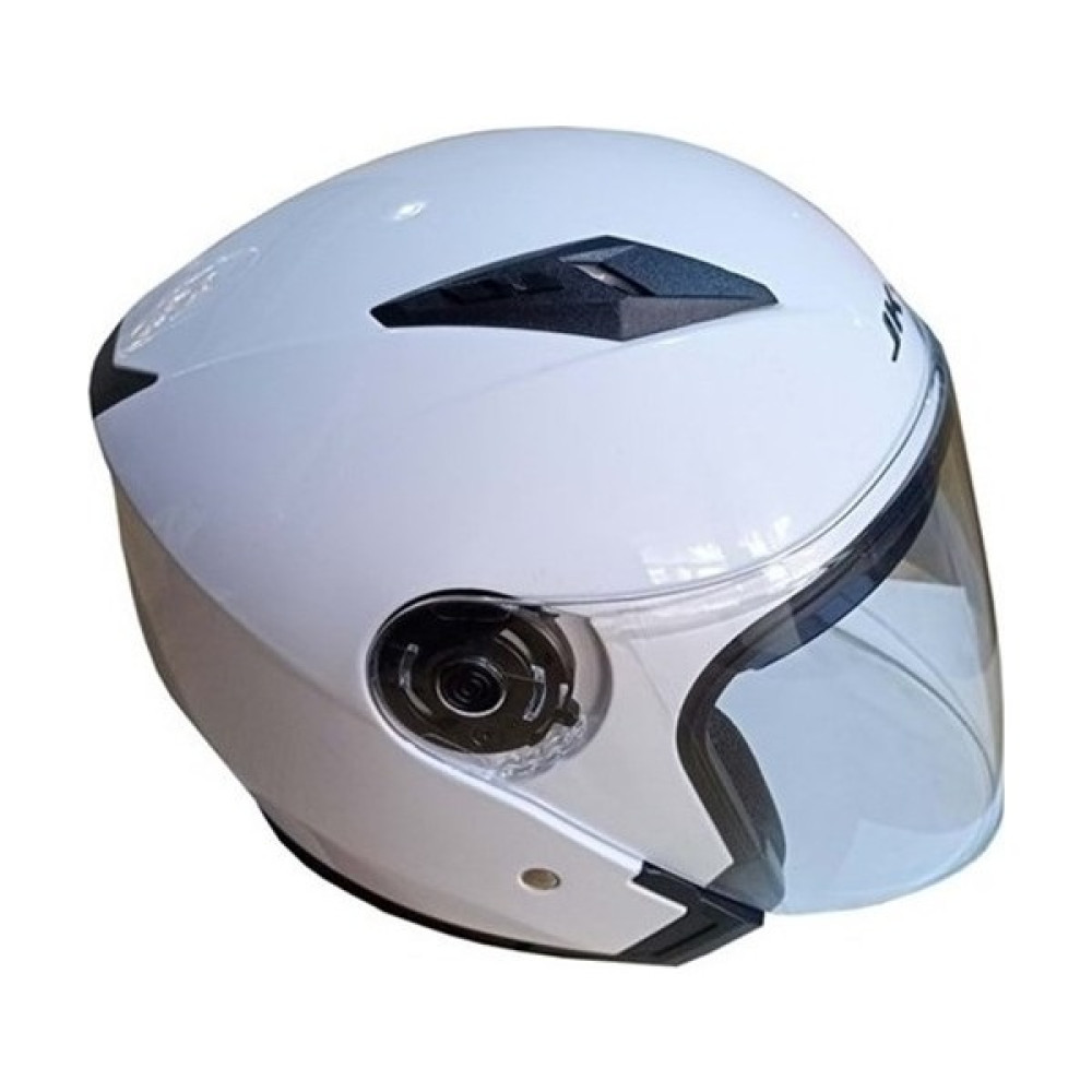 Jıekaı Yarım Kask Güneş Vizörlü Beyaz (M) Motorsiklet Kaskları Fiyatı