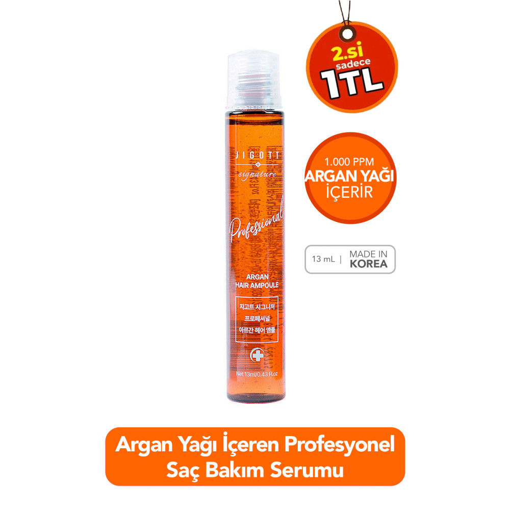 Jigott Argan Konsantre Saç Bakım Serumu Jigott Professional Argan Hair Ampoule 13ml Saç Bakım Maskeleri & Serumlar & Spreyler Fiyatı