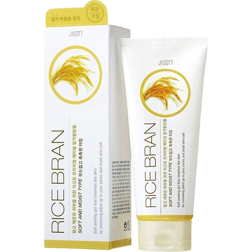 Jigott Hassas ve Lekeli Ciltler Için Renk Açıcı Pirinç Kepeği Peeling Jel 180 ml Cilt Temizleme ve Peeling Fiyatı