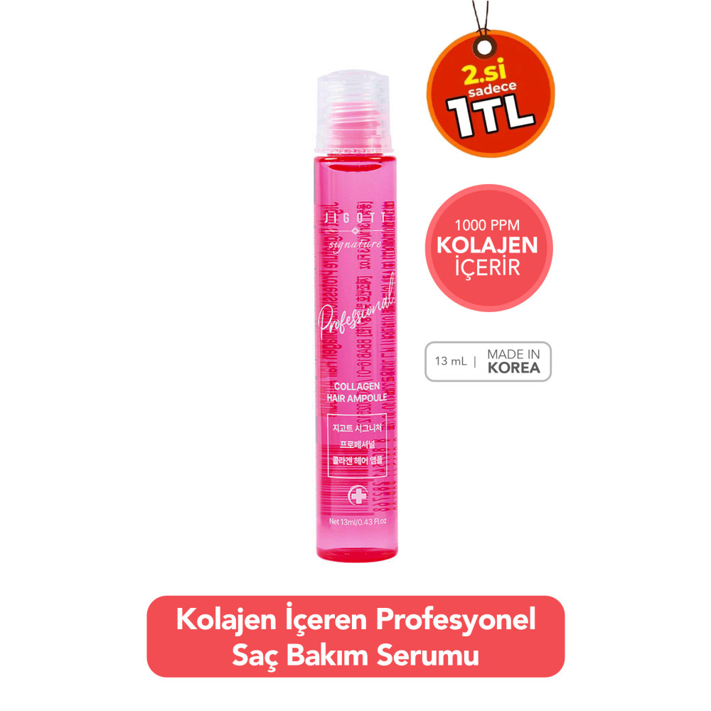 Jigott Kolajen İçeren Konsantre Saç Bakım Serumu Jigott Professional Collagen Hair Ampoule 13 ml Saç Bakım Maskeleri & Serumlar & Spreyler Fiyatı
