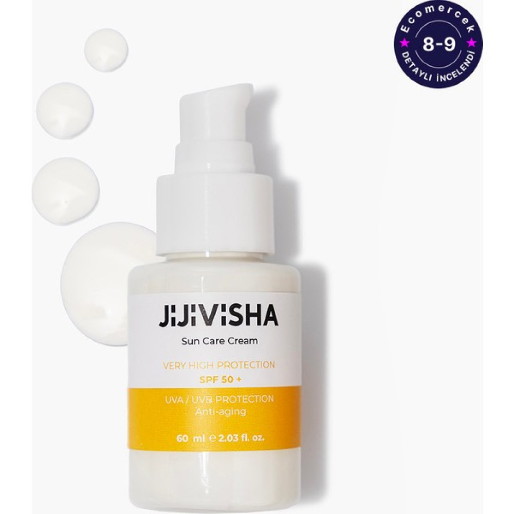Jijivisha Sun Care Cream (Aydınlatıcı Yaşlanma Karşıtı Güneş Kremi) 60ML Güneş Kremleri ve Losyonları Fiyatı