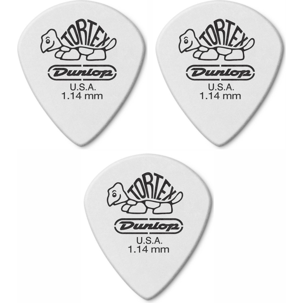 Jim Dunlop 478R1.14 3 Adet Beyaz Gitar Penası (1.14 Mm) Tortex White Jazz Iıı Diğer Fiyatı