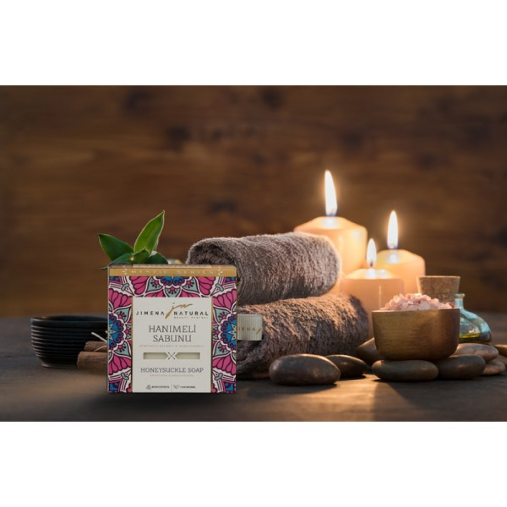 Jimena Natural Jimena Natural- Hanımeli Sabunu 150 gr - Honeysuckle Soap 150GR Oto Boyaları Fiyatı