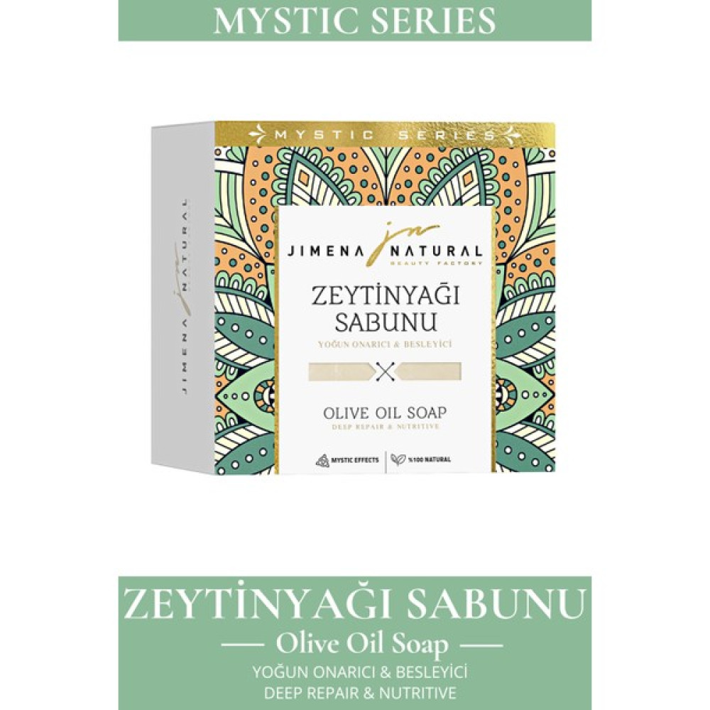 Jimena Natural - Zeytinyağı Sabunu 150 gr - Olive Oil Soap 150GR Sabunlar Fiyatı