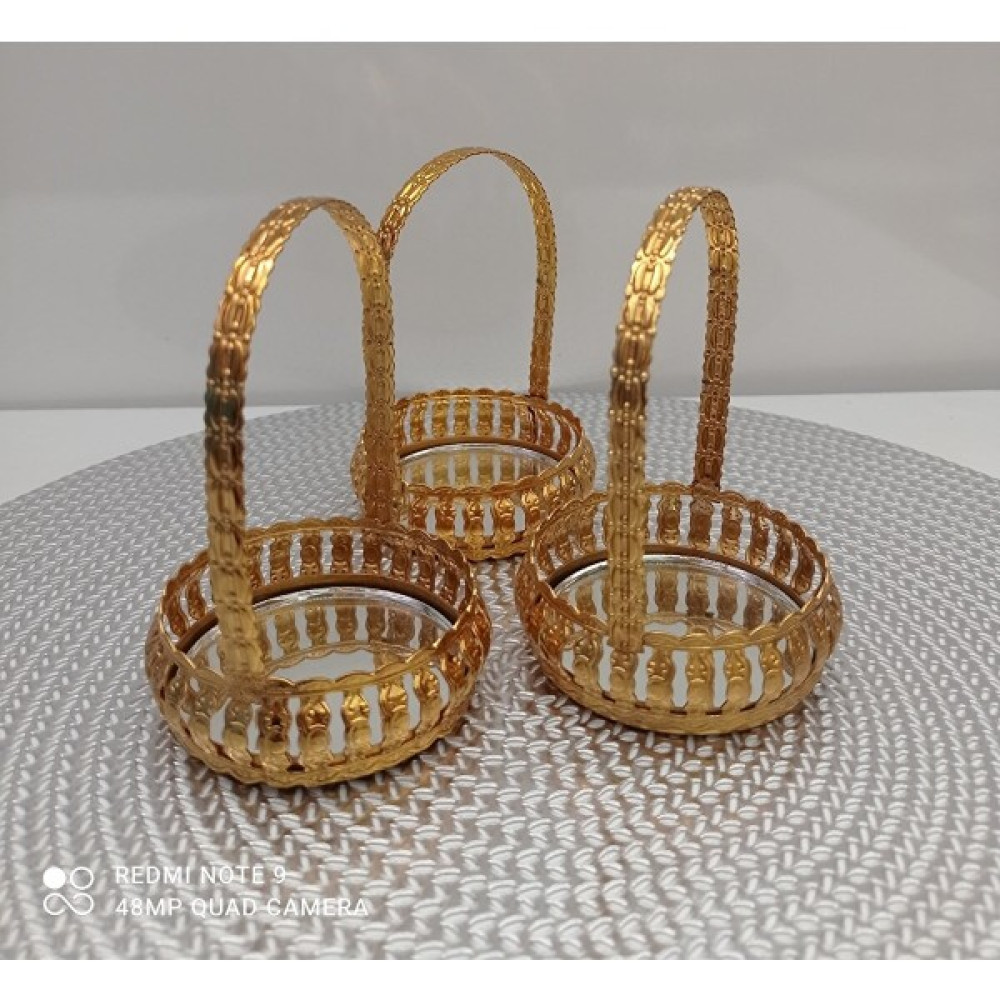 Jindar Life Hürrem Sultan Lüx Gold Serisi Lokumluk Sunumluk 3 Adet Mutfak Gereçleri Fiyatı