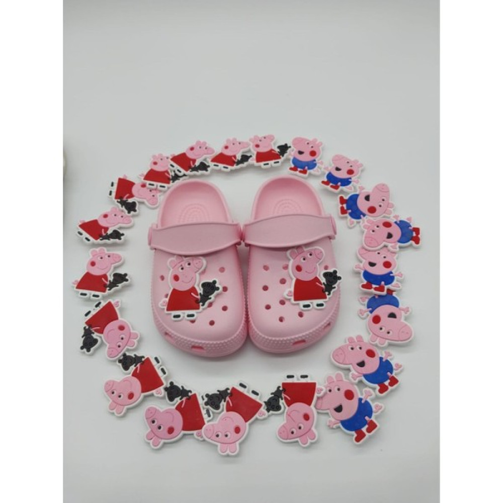 Jıngba Peppa Pig-George Figürlü Terlik Sevimli Peppa Pig Terlik Kadın Terlikleri ve Sandaletleri Fiyatı