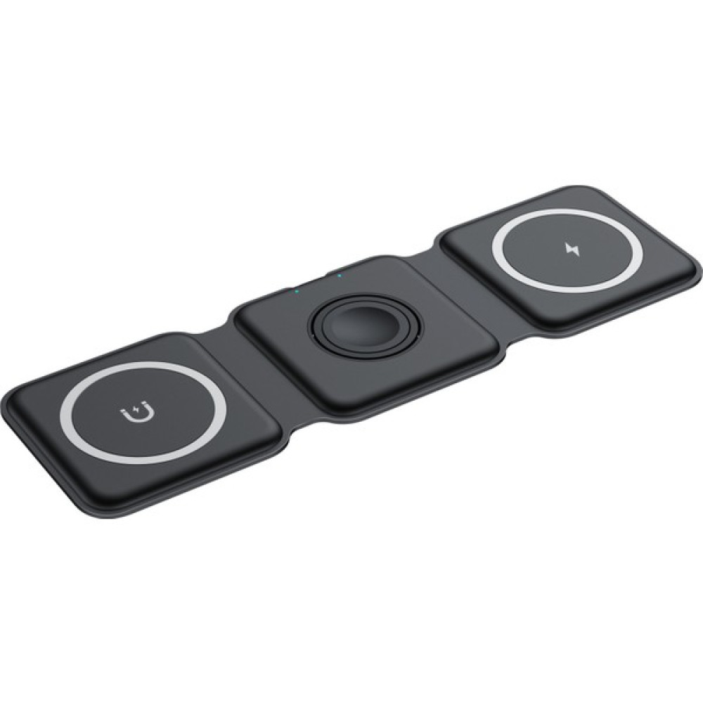 Jingyi 15W Cep Telefonu Saati Üçü Bir Arada Manyetik Kablosuz Şarj Magsafe Iki Yönlü Şarj Katlanır Stand Kablosuz Şarj Cihazı (Yurt Dışından) Cep Telefonu Şarj Cihazı Fiyatı