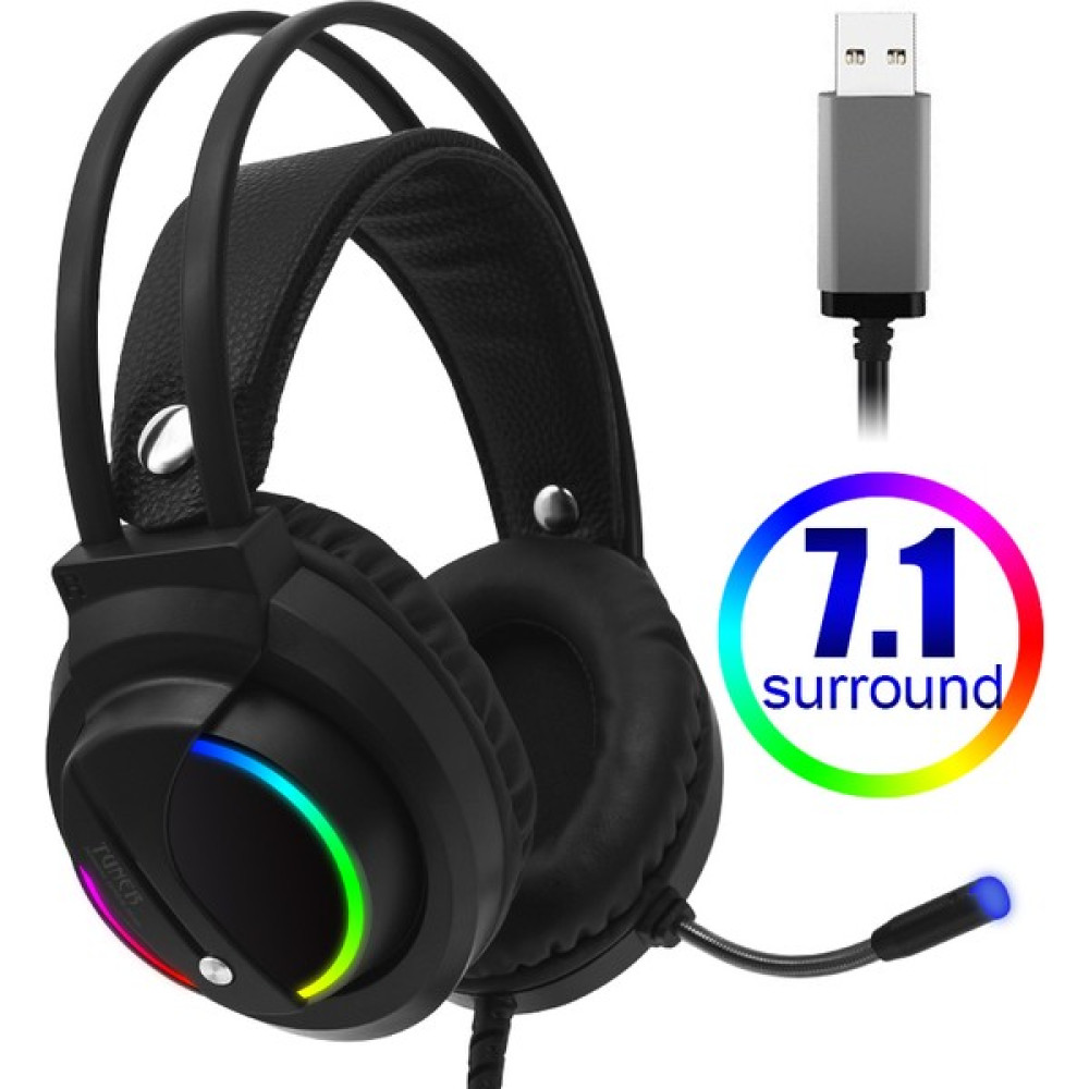 Jingyi Gaming Headset Gamer 7.1 Çevresel Ses USB 3.5mm Kablolu Rgb Işık Oyun Kulaklıkları Tablet Pc Için Mikrofon ile Xbox One 360 (Yurt Dışından) Kulak Üstü Kulaklık Fiyatı