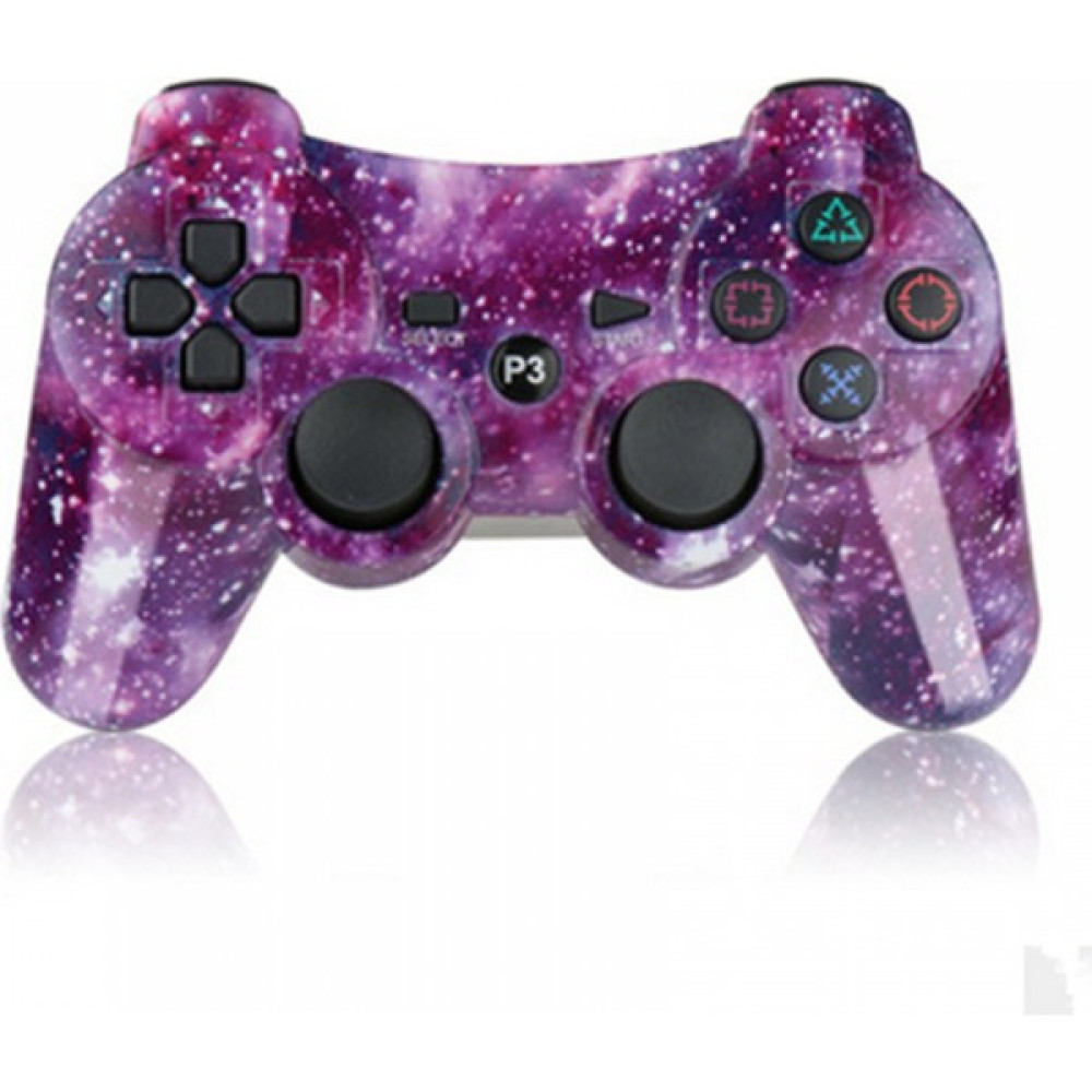 Jingyi Ps3 Için Wirele Remote Joystick Gamepad Uyumlu Çift Titreşimli Oyun Joystick Denetleyicisi (Mor Yıldızlı Gökyüzü, 2021, Yeni) (Yurt Dışından) Konsol Aksesuarları Fiyatı