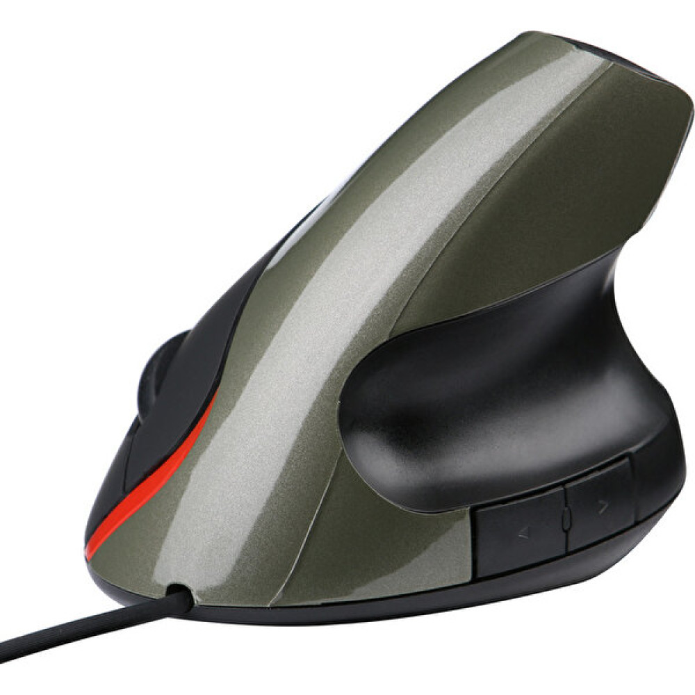 Jingyi Yeni USB Kablolu Ergonomik Dikey Fare Dik Bilek Fare 5 Düğmeli Optik Fare (Gümüş GRI)ST-001 (Yurt Dışından) - Renkli Klavye - Mouse Fiyatı
