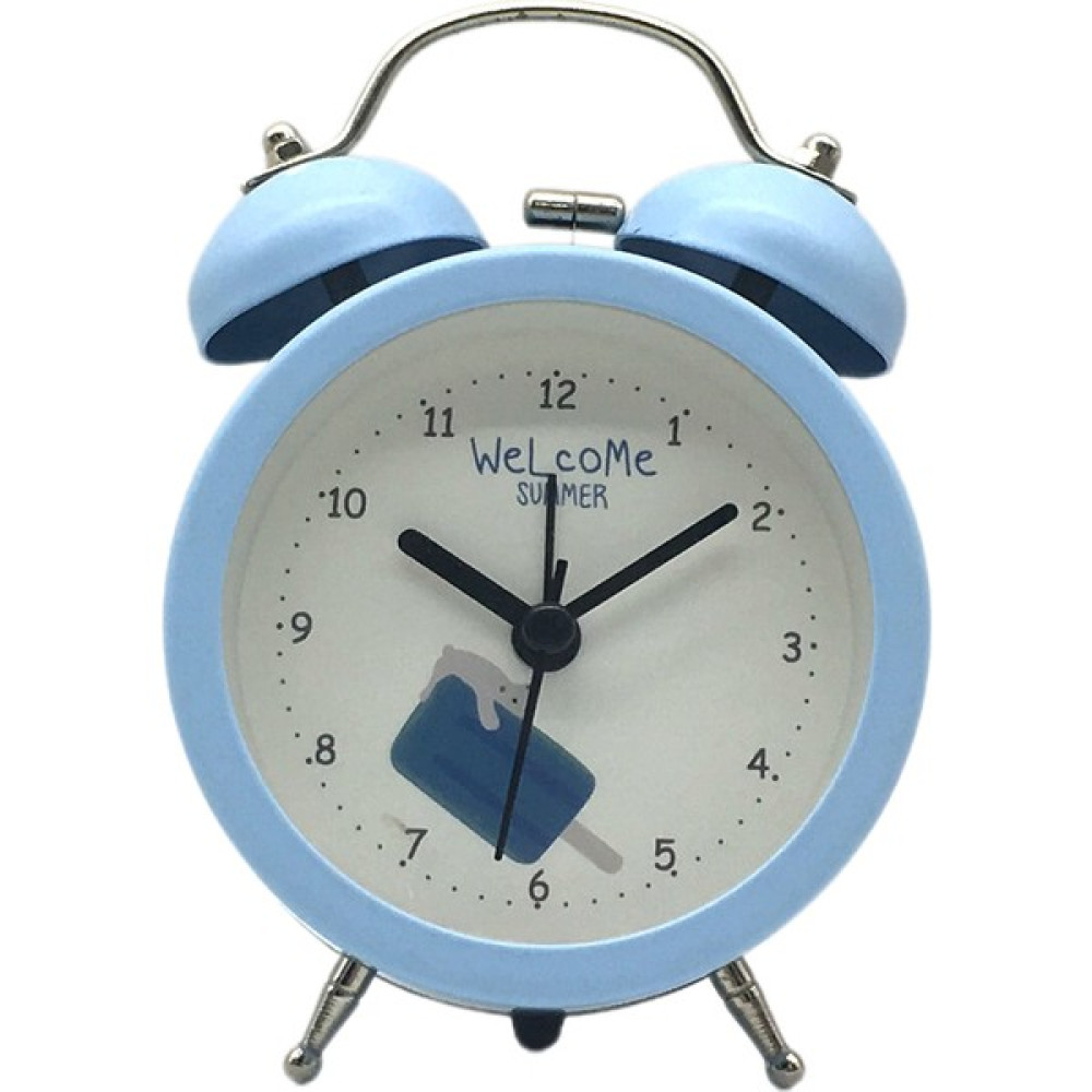 Jingyikeji Analog Çalar Saat, 3 Inç Yuvarlak Çalar Saat Geçmeyen, Süper Sessiz Çalar Saat, Masa/yatak Odası Için Basit Şık Tasarım (Yurt Dışından) Masa Saati Fiyatı