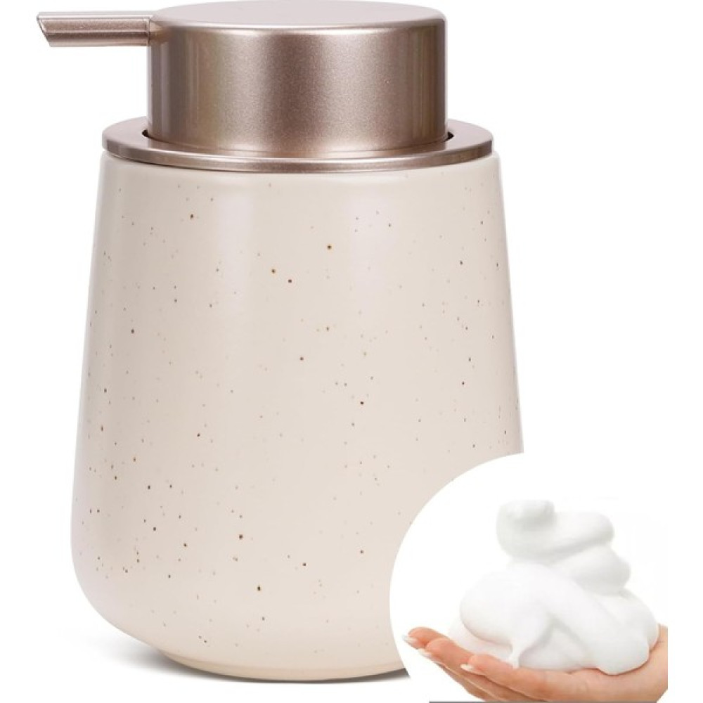 Jingyikeji Seramik Köpük Sabunluk - 12OZ Köpük El Sabunu Dispenseri Banyo Tezgahı Sabunluklar Mutfak Bulaşık Sabunu Pompası Dispenseri Banyo Için S... Sabunluk Fiyatı