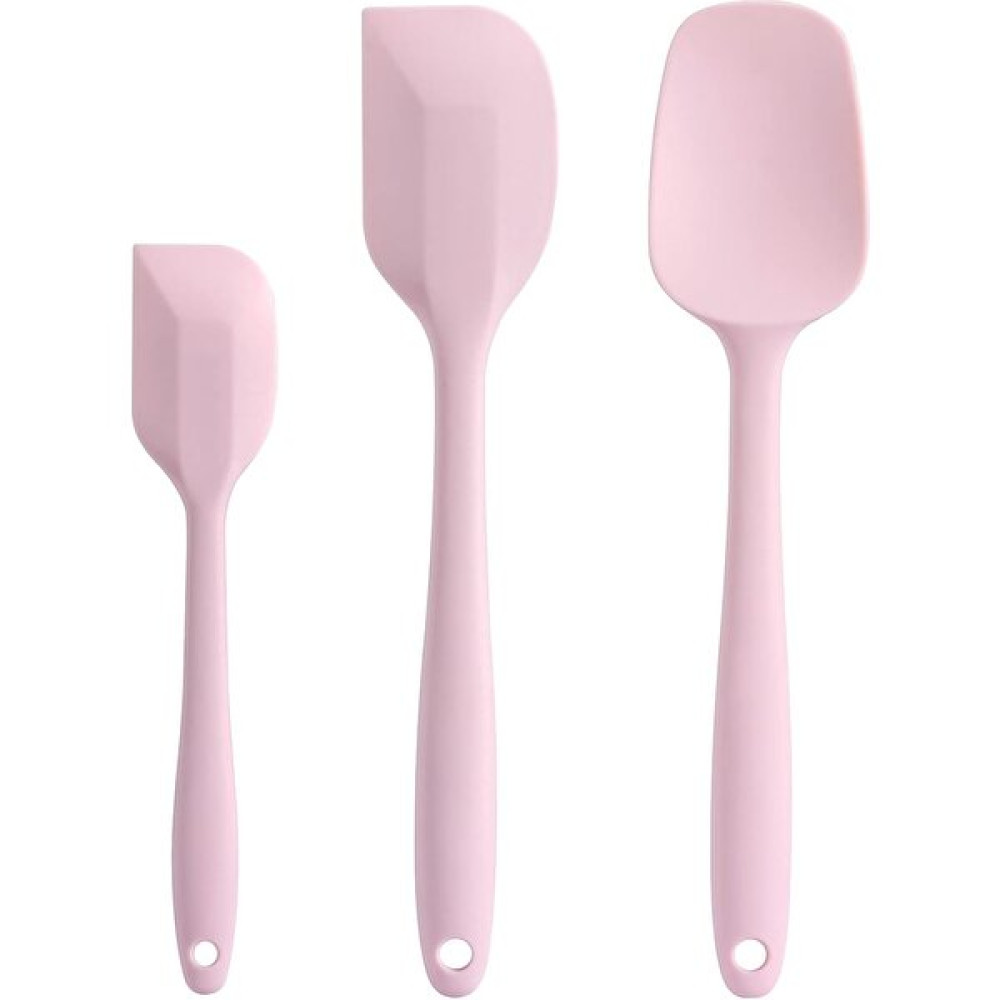 Jingyikeji Silikon Spatula Seti - Kauçuk Spatula - 600°F Isıya Dayanıklı Pişirme Kaşığı ve Spatula (Pembe) (Yurt Dışından) - Mutfak Spatulası - Siyah Mutfak Gereçleri Fiyatı