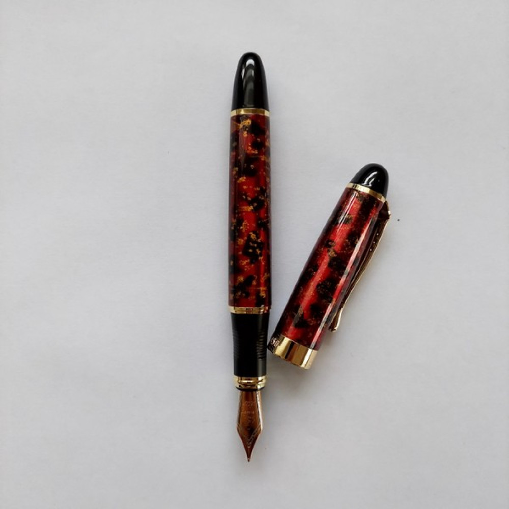 Jinhao X450 Örümcek Kırmızı Dolma Kalem Imza Kalemi - Kırmızı - Bordo - 1 Dolma Kalem Fiyatı