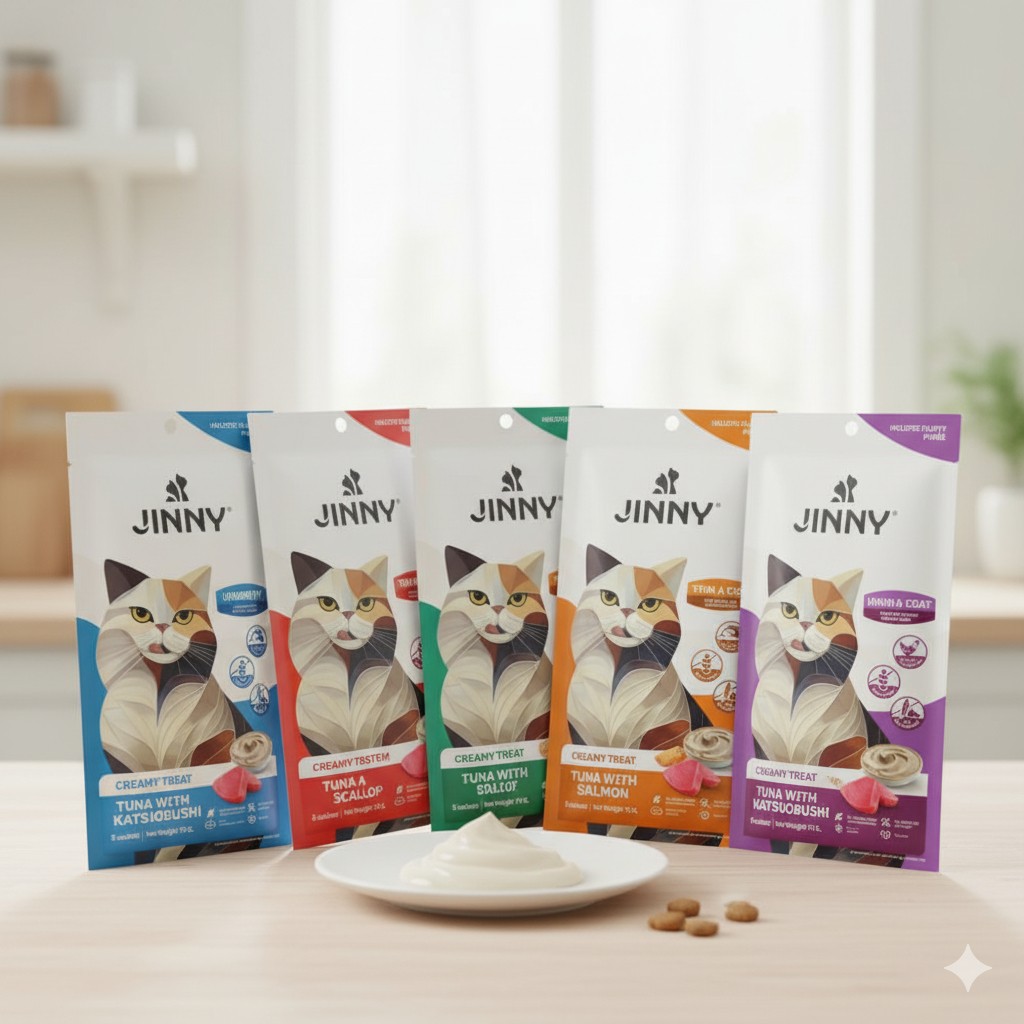 Jinny Creamy Karışık Kedi Sıvı Ödülü 5AD (5x5) Diğer Fiyatı