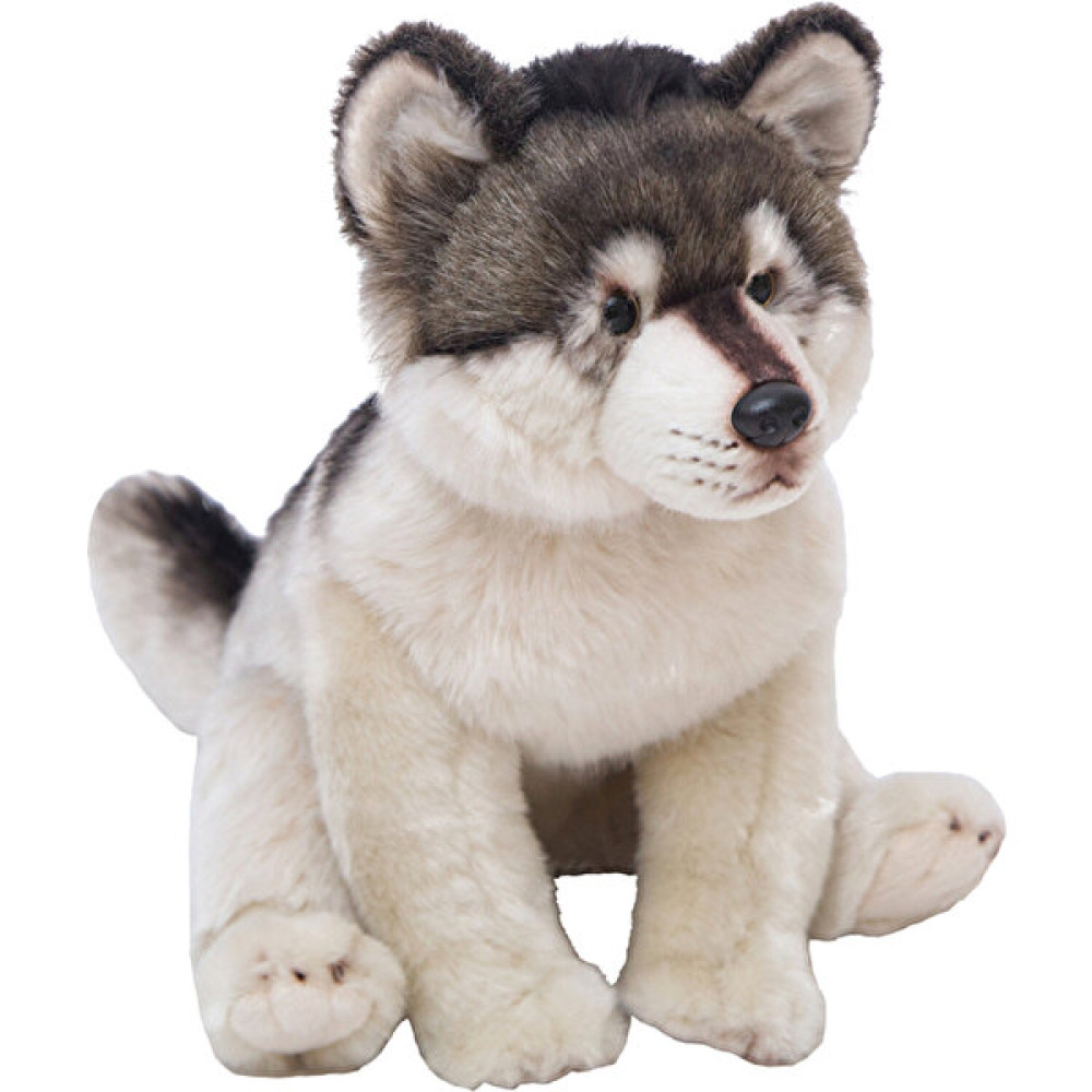 Jinwei-HB Gerçekçi Kurt Köpek Husky Yavru Peluş Dolması Hayvan Bebek Bebek Çocuk Kurt Lover Doğum Günü Hediyesi Ev Dükkanı Dekorasyon | Doldurulmuş... Peluş Oyuncaklar Fiyatı