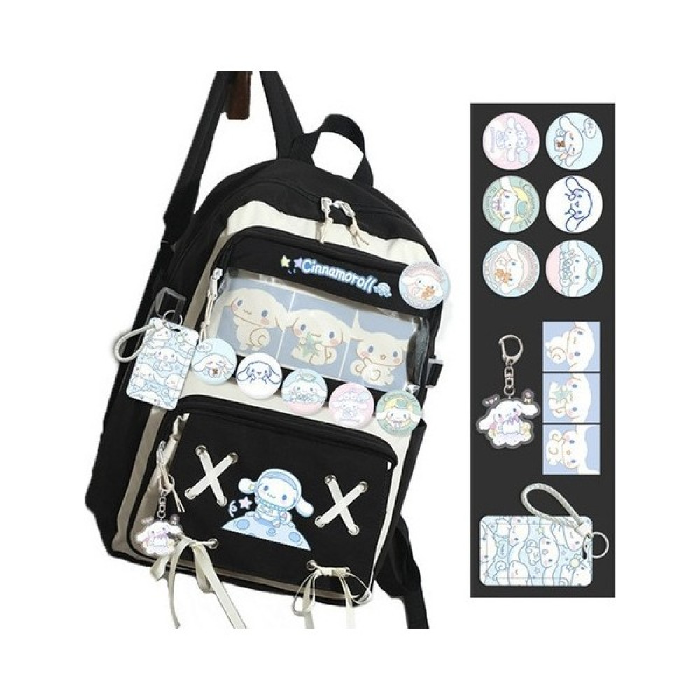 Jinwei-HB Patronum Gençler Için Iğneli ve Iğneli Kawaii Cinnamoroll Sırt Çantası (Yurt Dışından) Unisex Sırt Çantası Fiyatı