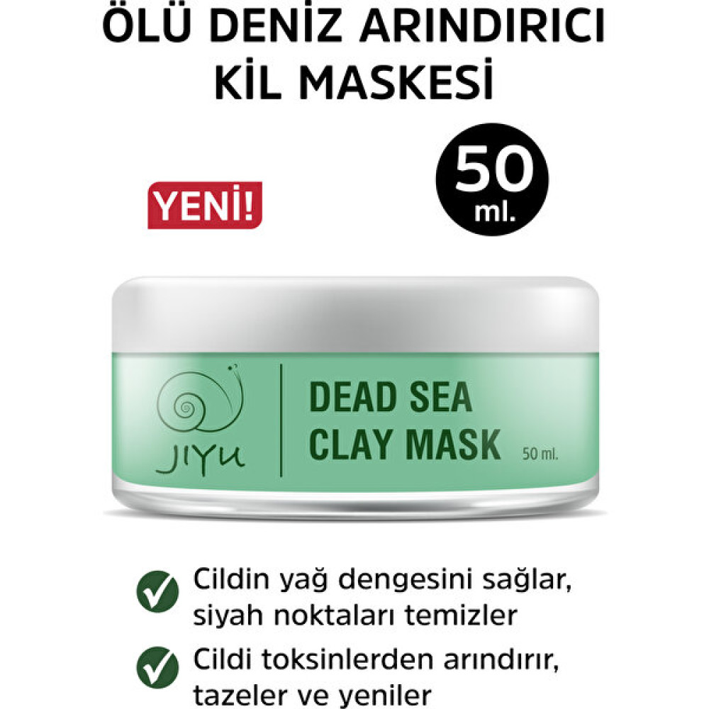 Jiyu Doğal Siyah Nokta ve Akne Karşıtı Gözenek Sıkılaştırıcı Kil Maskesi 50 Ml. Maskeler Fiyatı