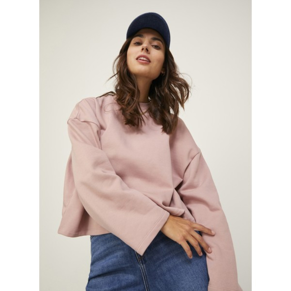 Jjxx Yuvarlak Yaka Baskili Pembe Kadin Sweatshirt 12214536 Bayan Sweatshirt Fiyatı