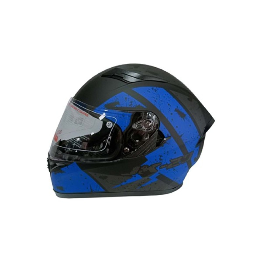 Jk 21 - 316 Güneş Vizörlü Full Face Kapalı Motosiklet Kaskı - Blue Storm - M - Mavi Motorsiklet Kaskları Fiyatı