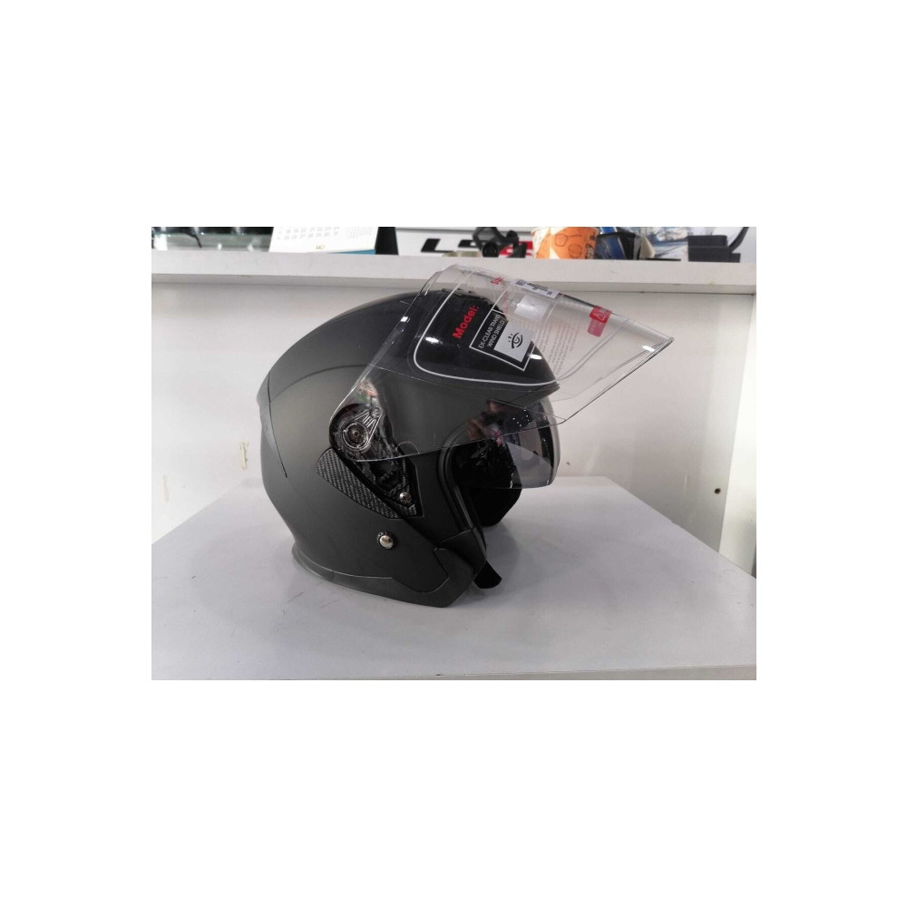 JK20 Jk526 Güneş Vizörlü Mat Siyah Açık Kask XL Beden Motorsiklet Kaskları Fiyatı