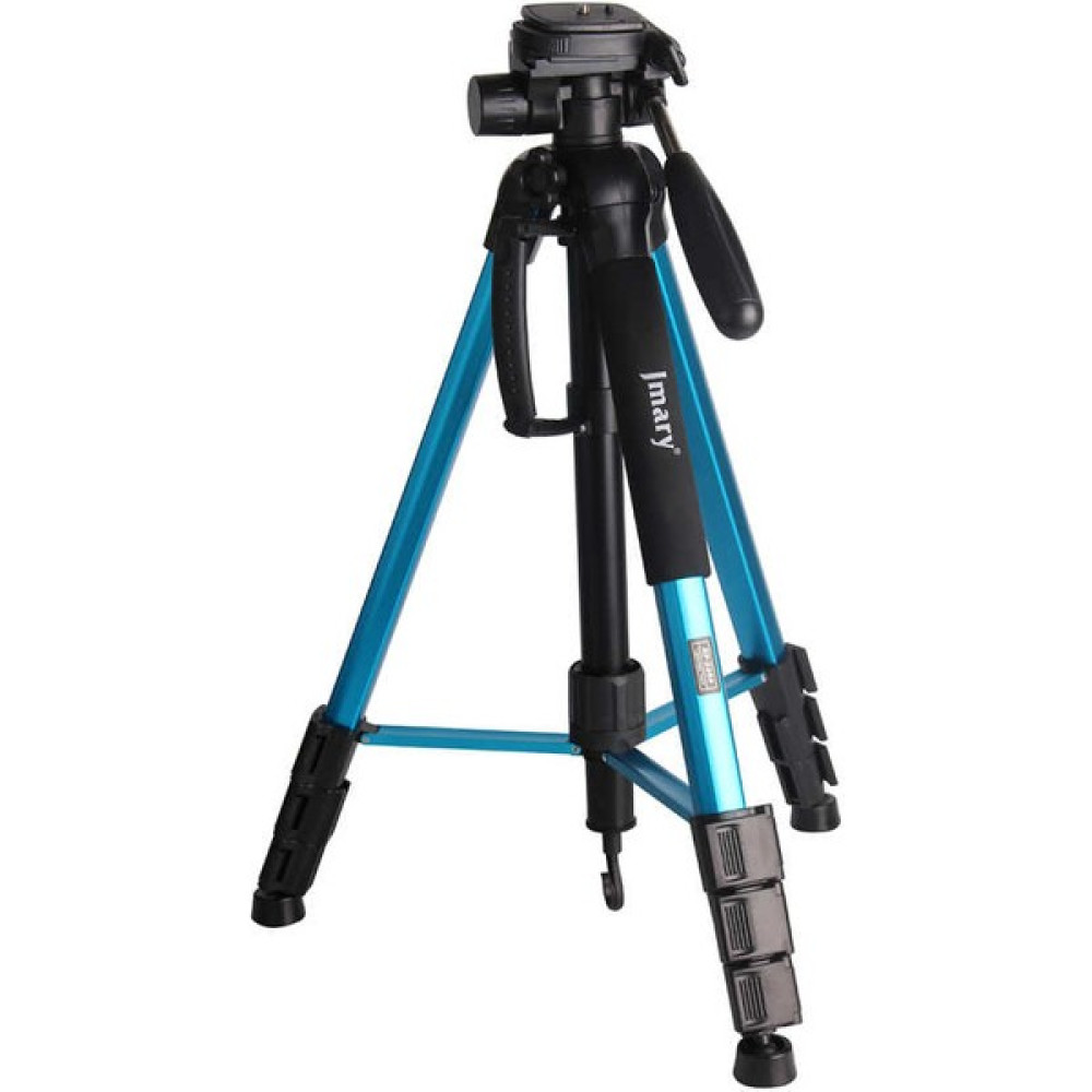 Jmary KP2264 Tripod 175 cm Profesyonel 3 Kademeli Yükseltme - Mavi Tripodlar Fiyatı