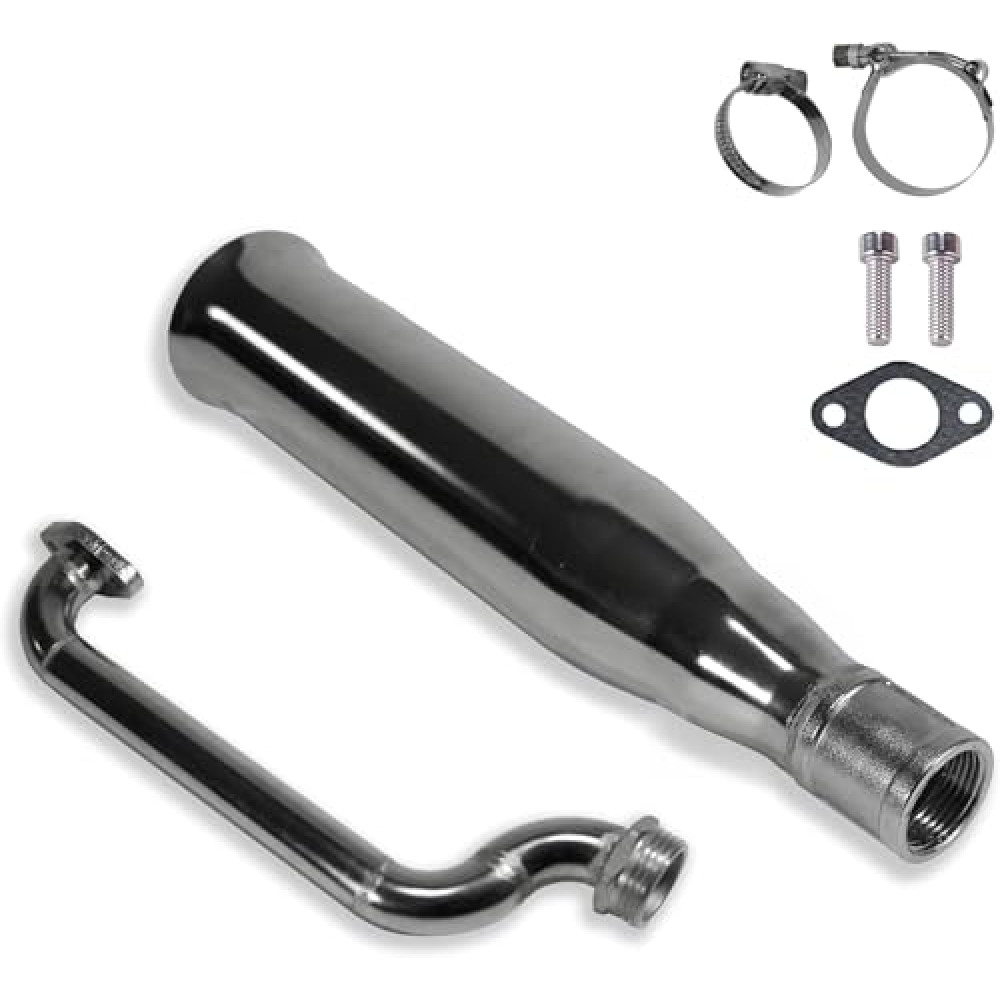 JMCHstore Central Pipe for Monster Mega Moto MMB80 MMB105, Coleman RB100 105cc, Motovox MBX10, For Orxyearth Dirt Kids Mini Bike Lifan 79cc/105cc Engine