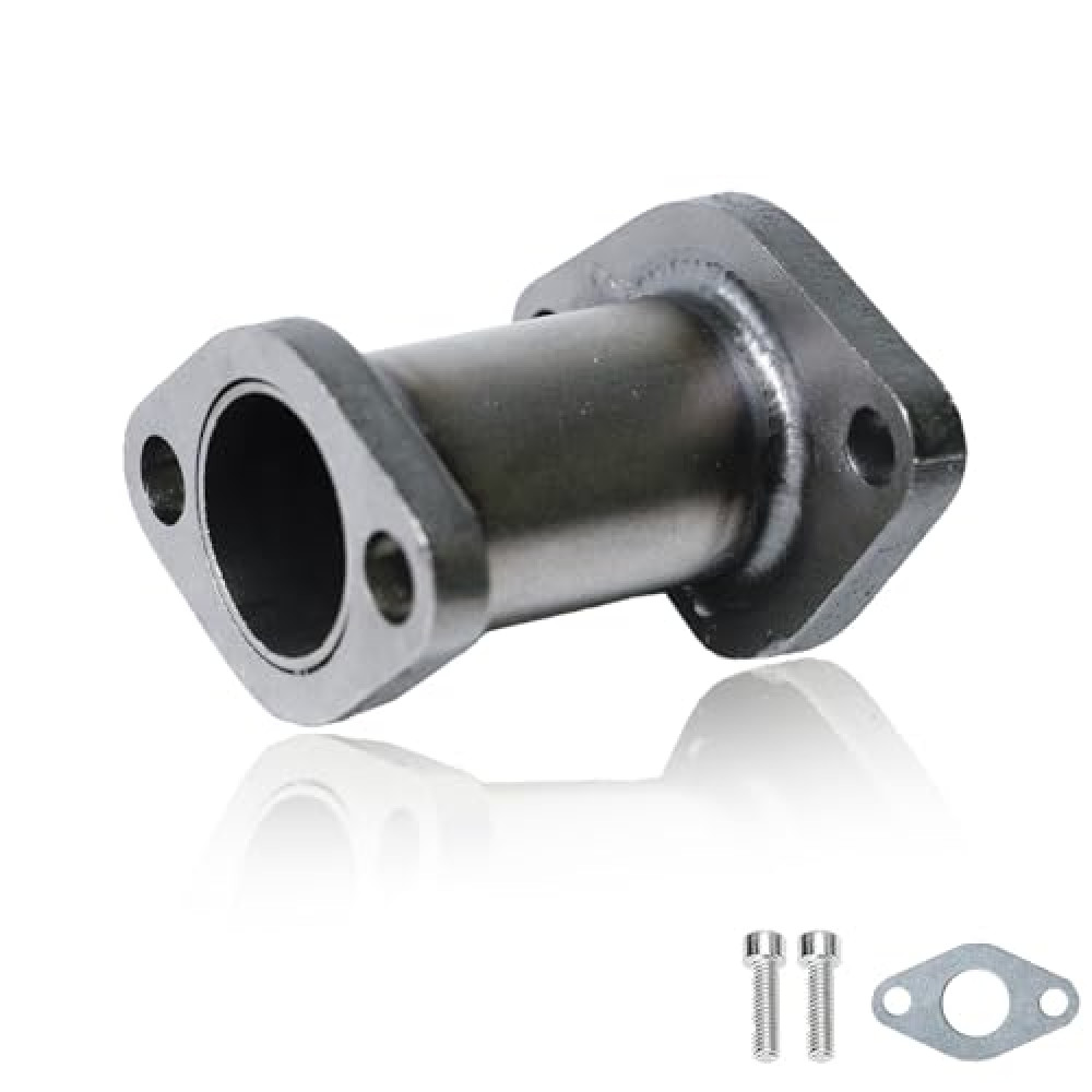 JMCHstore Performance Racing Intake Pipe Inlet Manifold for Coleman CT100U CC100X 98cc for FRP GMB100 Mini bike, for Predator 79cc 154F 3Hp Engine,SK100 CK100-S Go kart, Massimo MB100 Kids scooter