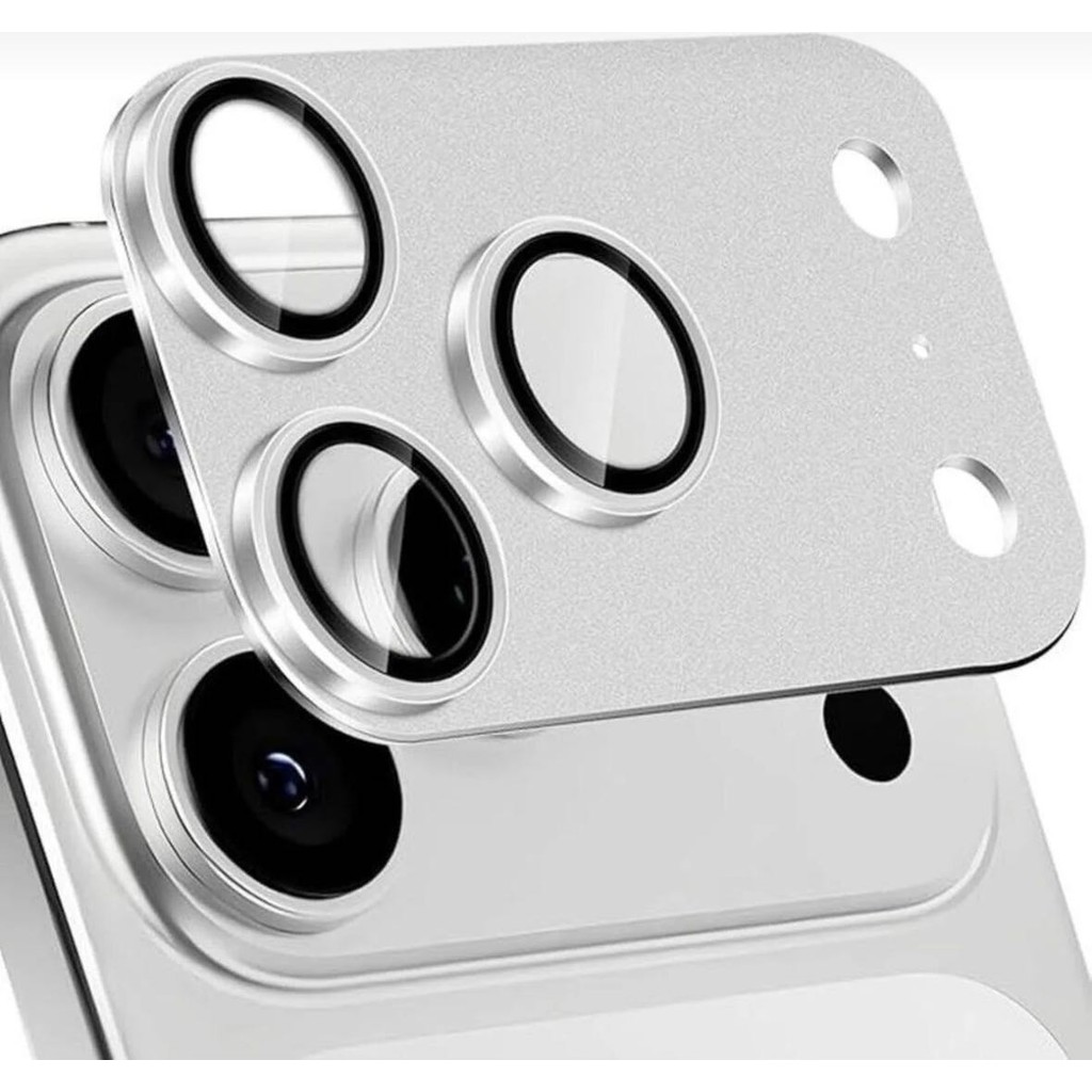 Jnuobi Apple iphone 17 Pro Metal Koruyucu Lens - Gümüş - Beyaz Cep Telefonu Fiyatı