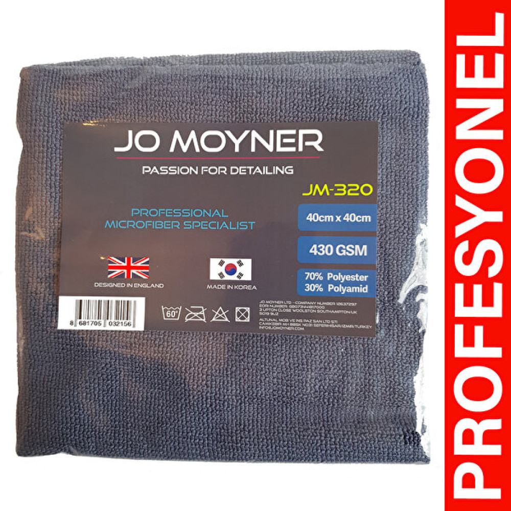 Jo Moyner 430 Gsm En Kaliteli Mikrofiber Lazer Kesim Cila & Wax & Seramik Silme Bezi 40 x 40 cm Kore'den ithal Oto Bakım Bezleri Fiyatı