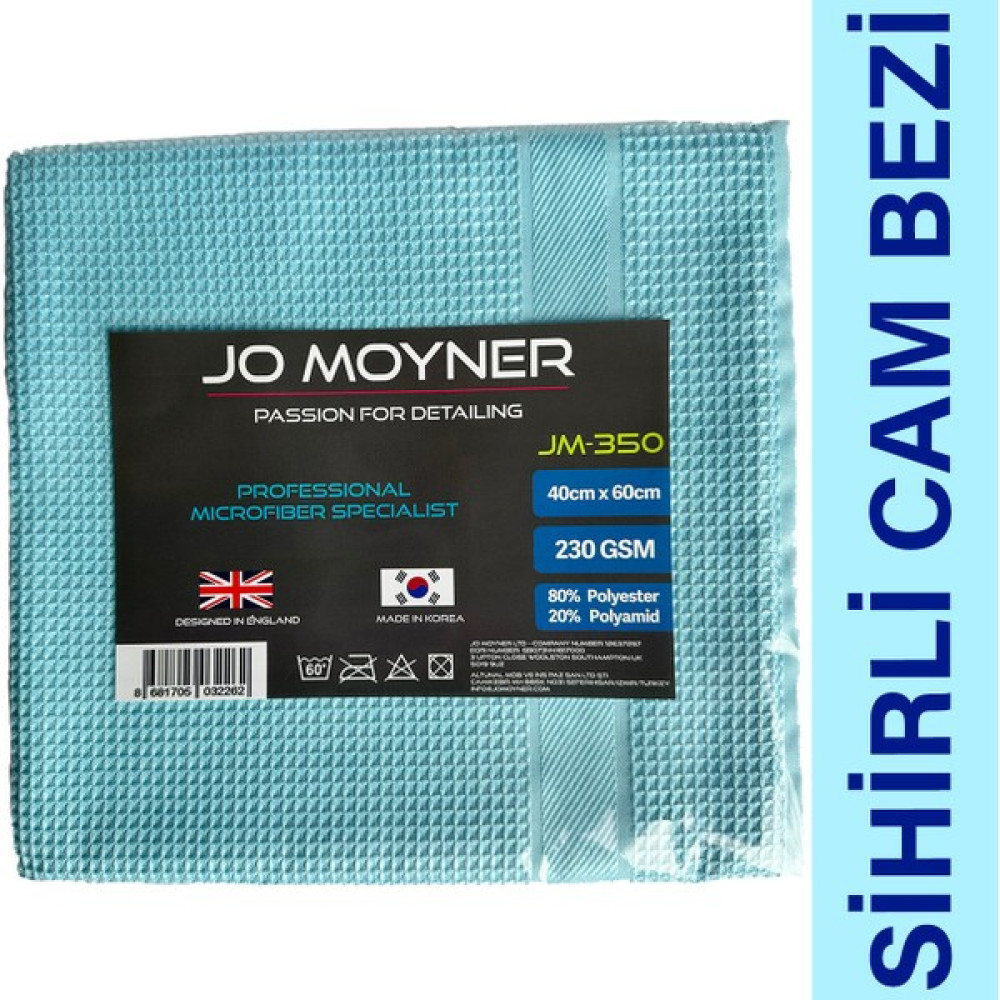 Jo Moyner En Yüksek Kalite Kore'den Mikrofiber Oto Cam Bezi 40X60 cm Oto Bakım Bezleri Fiyatı