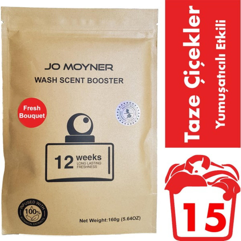 Jo Moyner Granül Çamaşır Parfümü Boncuk Çamaşır Yumuşatıcısı Konsantre Taze Çiçekler 15 Kullanım - 160 ml Yumuşatıcı Fiyatı